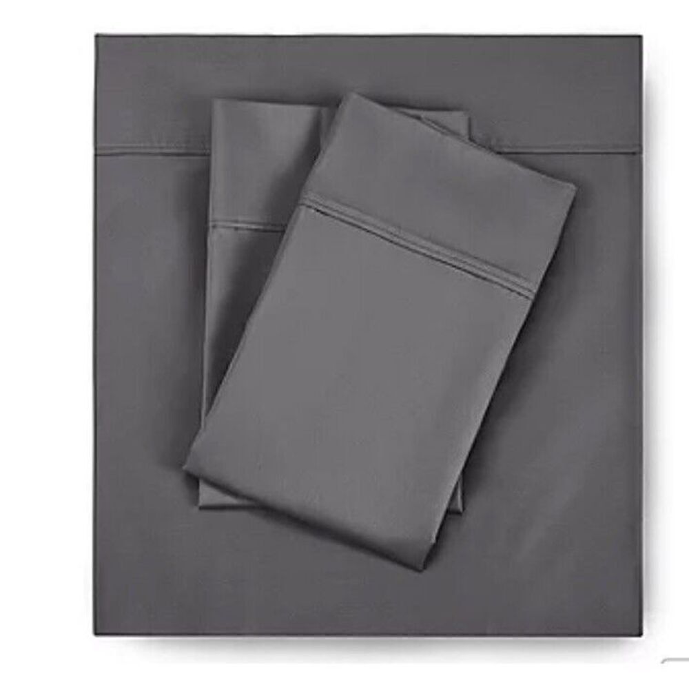 Fieldcrest King Bed Sheet Set 1400 Thread Count Graphite Grey